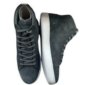 Calvin Klein Men's Frey High- Grey Top Suede Fashion Sneakers